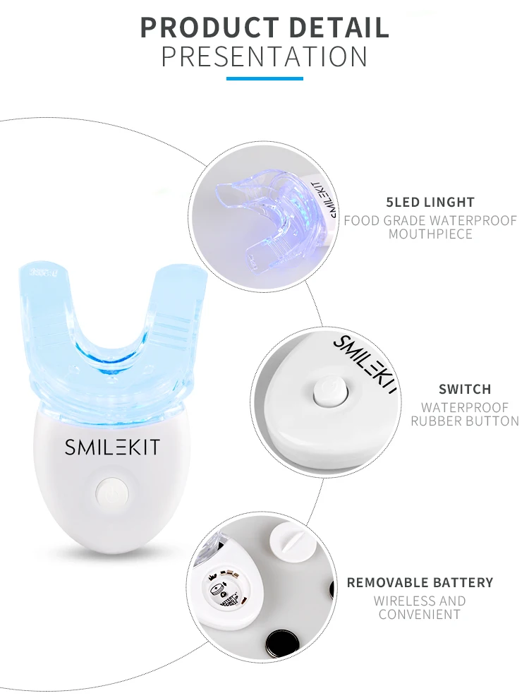 Oral Care Mini Led Cold Light Teeth Whitening Device Battery Home Teeth Whitening Kit Buy Led