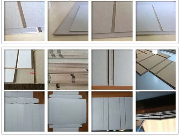 Automatic Concrete Wood Paper Cardboard Mdf V Grooving Slotting Machine