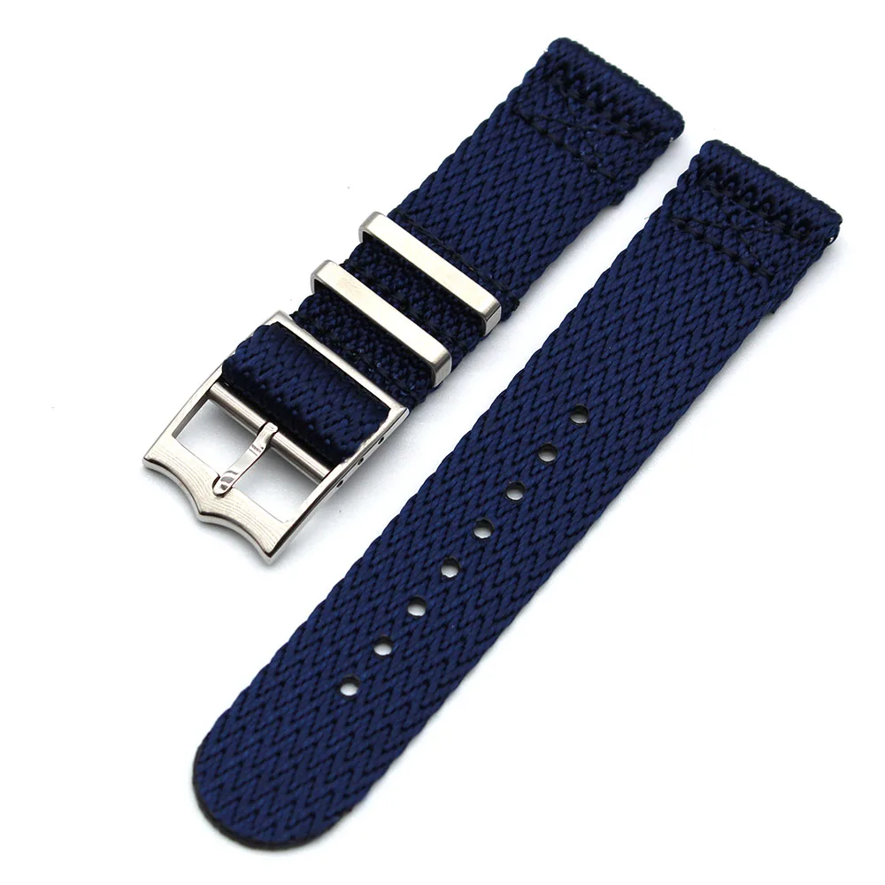 Single Layer Two Piece Nylon Watch Bands High Quality
