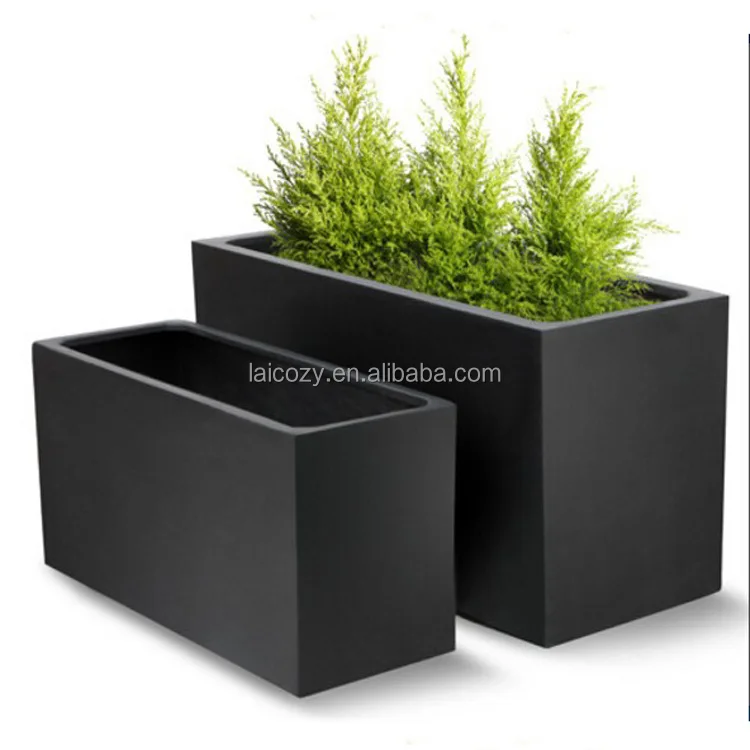 rectangular planter pot