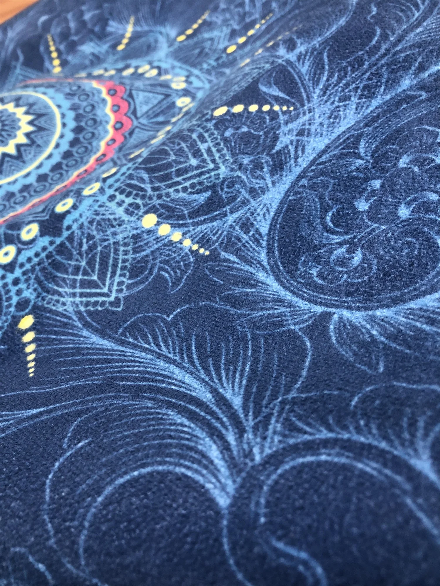 1 мм экологически чистый резиновый замшевый Коврик для йоги с индивидуальным принтом