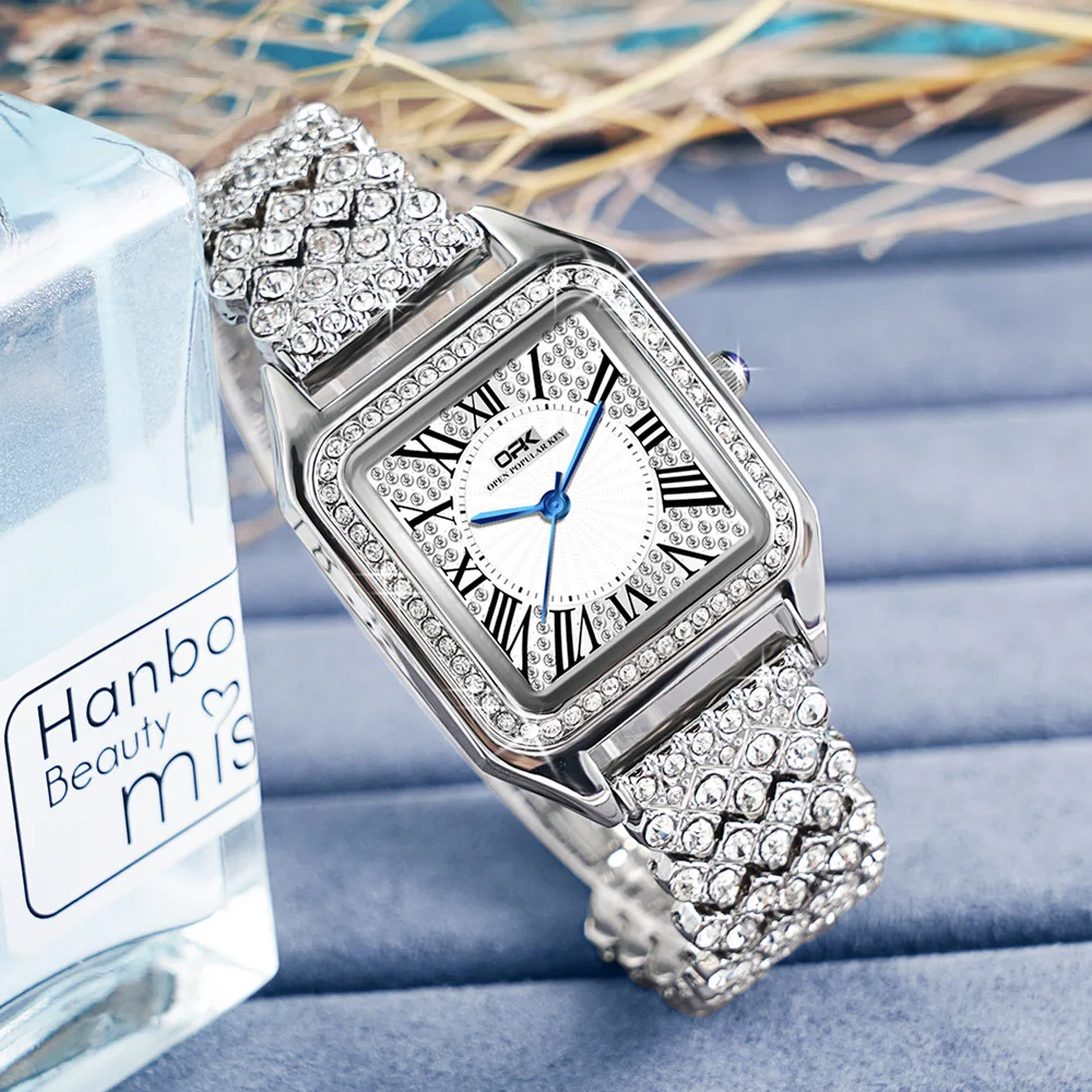 Stainless Steel Waterproof Luxury Full Diamond Iced Out Cz  display picture 3