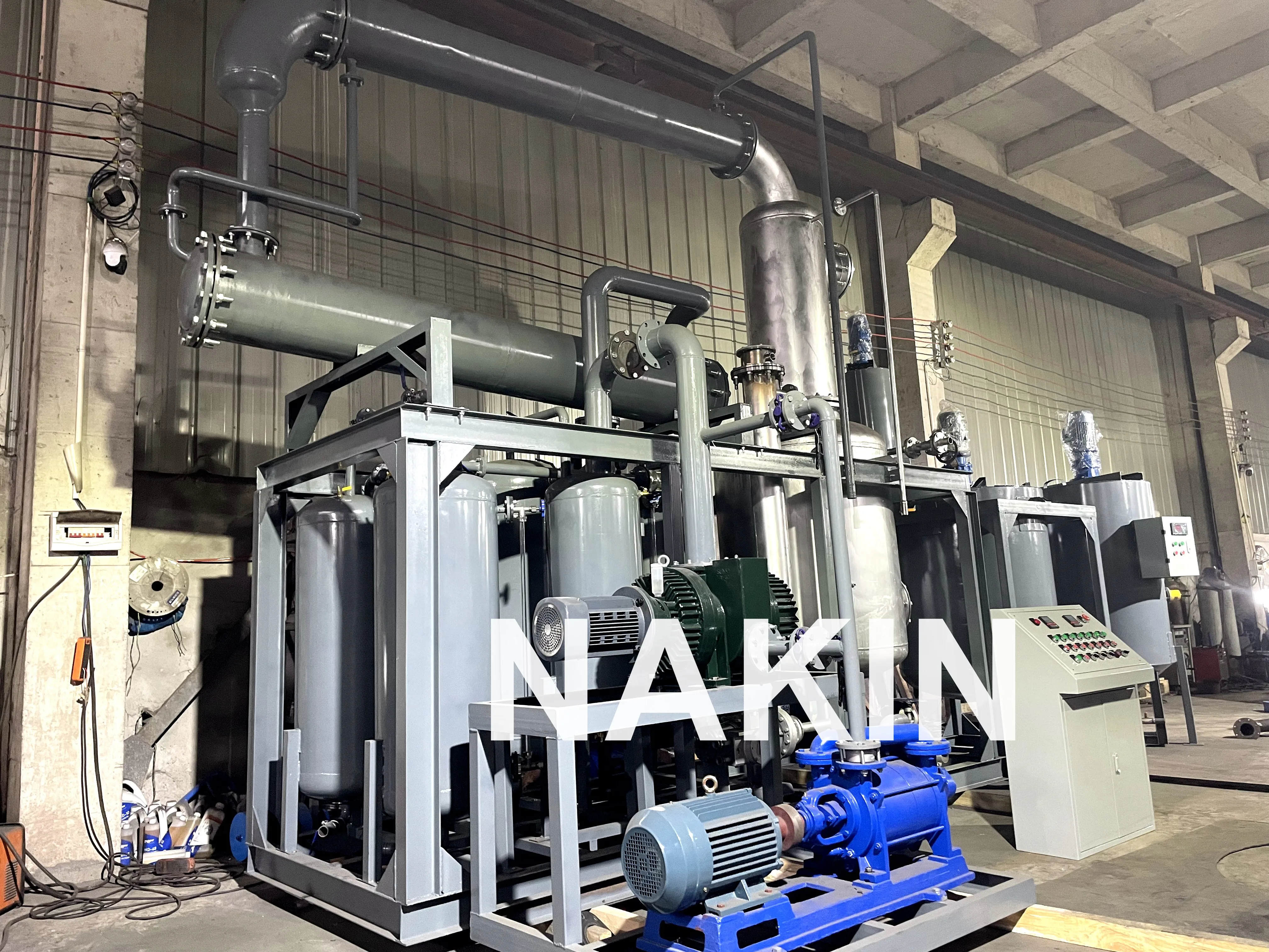 New JZC Series 1 Ton Per Day Vacuum Waste Engine Oil Distillation Refined Black Oil