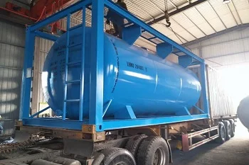 Iso 20ft Liquid tank Container with 24000 Liters Volume for  Storage