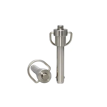 High Precision CNC Stainless Steel Quick Release Ball Lock Pin with Lanyard Cable