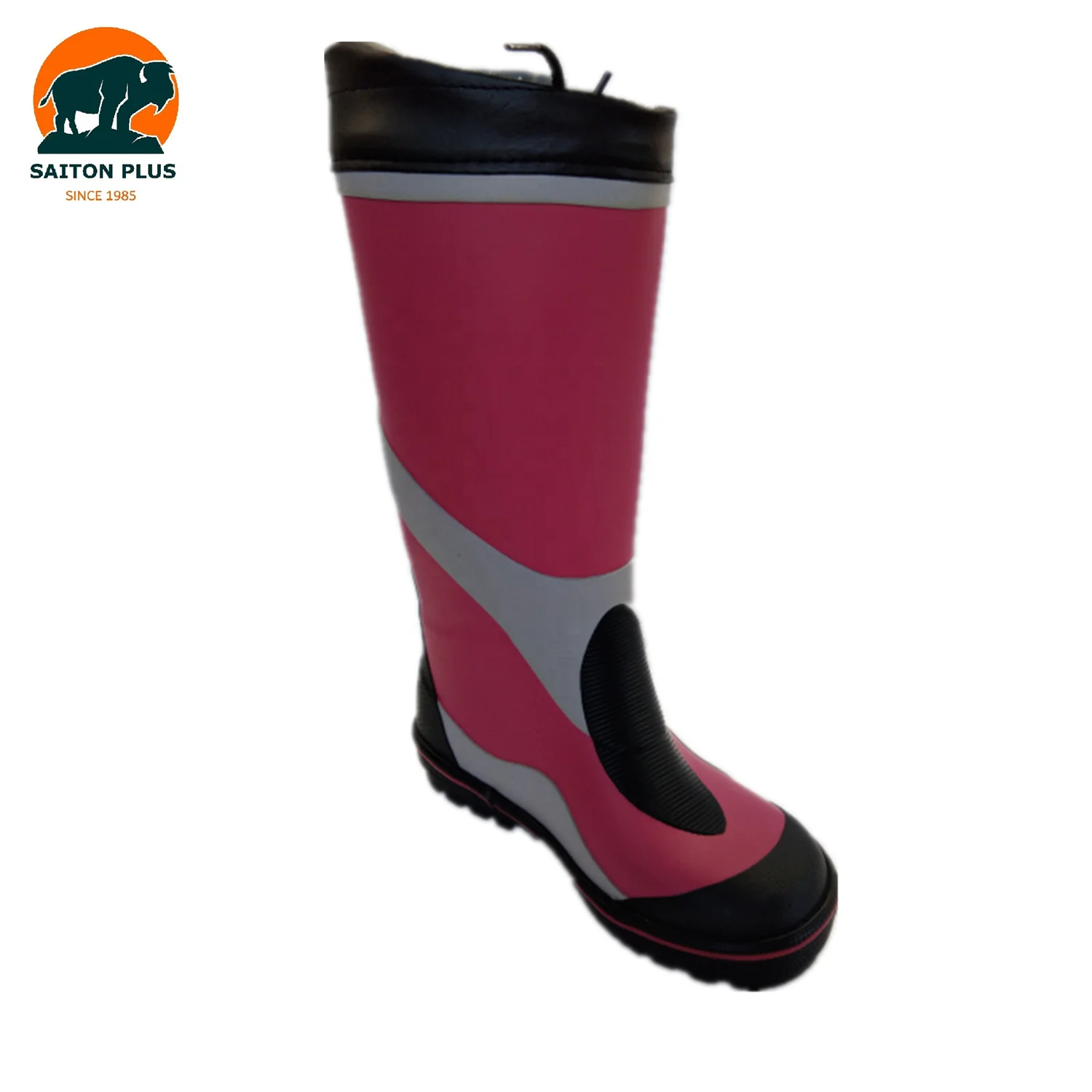 Saiton плюс снегом Рыбалка двор охотничьи сапоги рыбацкие оптовая продажа регулируемая шнуровка рабочие ботинки