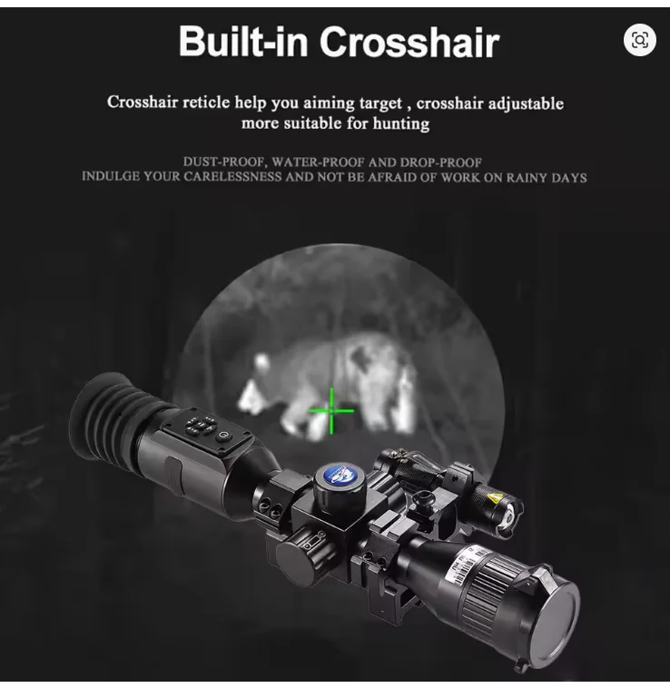 NV003 2-8X 850nm IR NV Night Vision Scope - HD Digital Tactical Camera