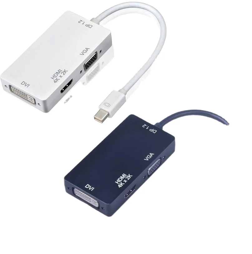 in Thunderbolt Mini Displayport DP to DVI VGA HDMI 4K