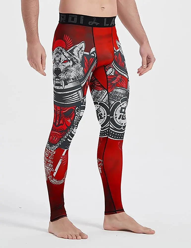 Sports Mens BJJ Spats Leggings Tights Best Boxing Jiu Jitsu MMA No Gi spat Compression Pants for Men