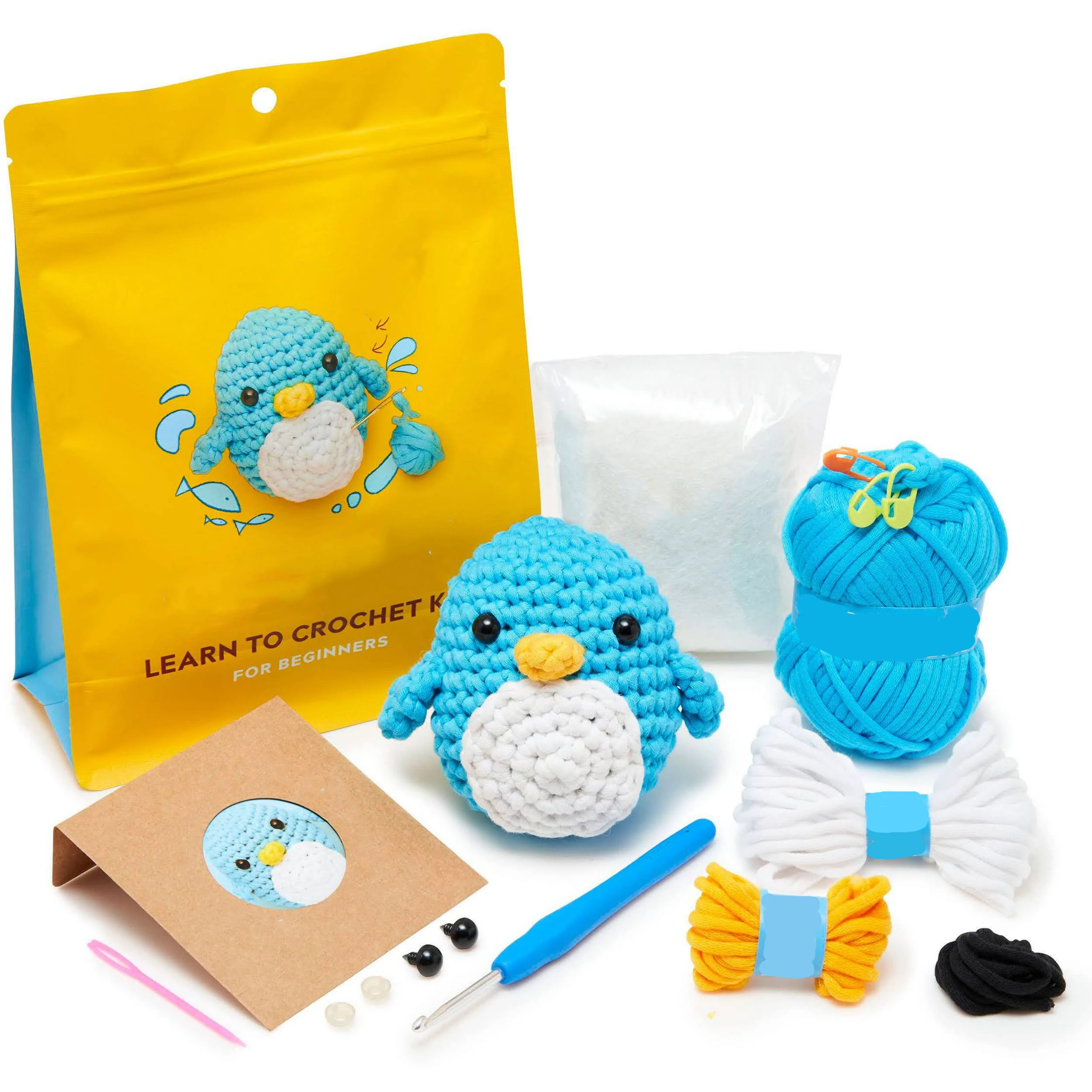 Stuffed Animal Knitting Sets The Woobles Beginners Crochet Kit Animal