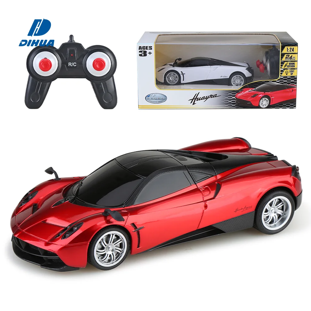 公式ライセンス取得済み 1/24スケール パガーニ・ウアイラ 2.4GHzリモコンカー（ライト付き）——かっこいいRCスーパーカー模型。室内・屋外で遊べる子供向けおもちゃ