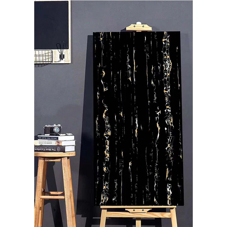 大理石のオレンジ色の艶をかけられた大理石のタイルの床セラミック