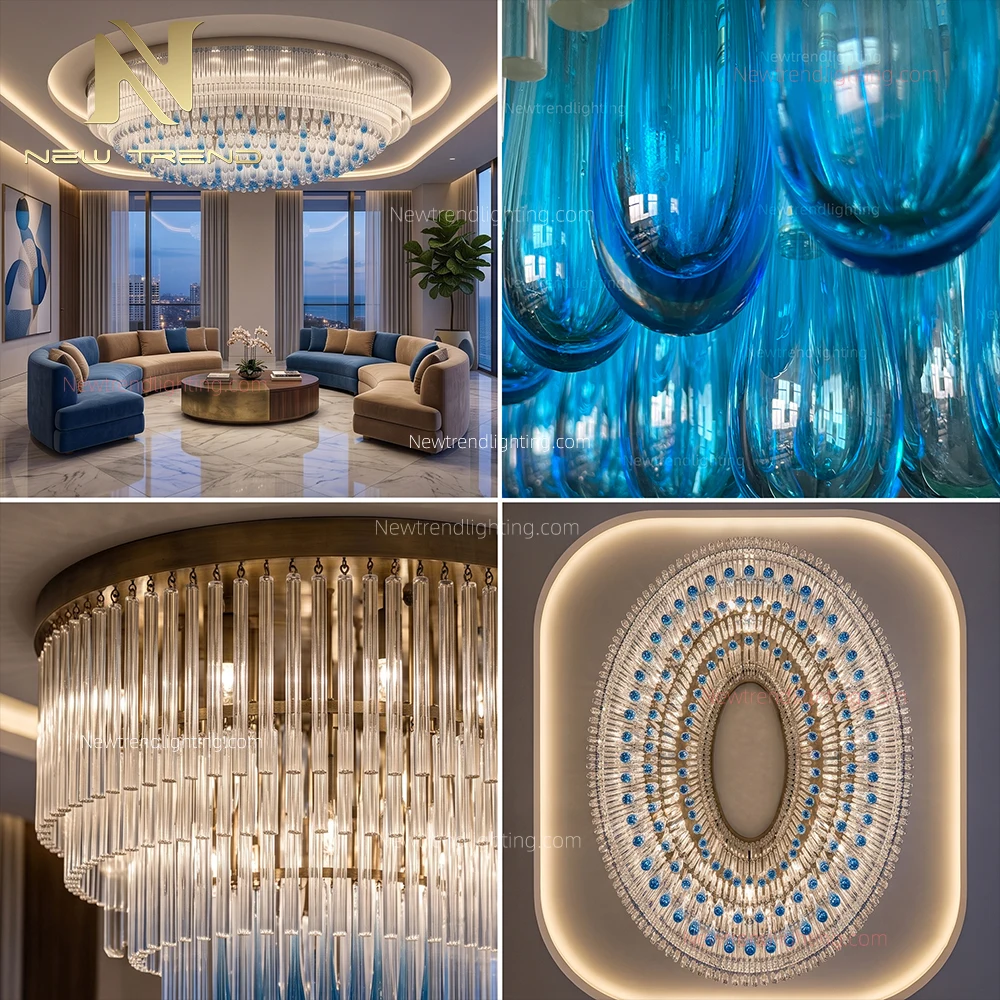 CPL-526 Bespoke Hospitality Lighting Solution – Oversized LED Ceiling Chandelier for Hotel Lobby & Grand Hall