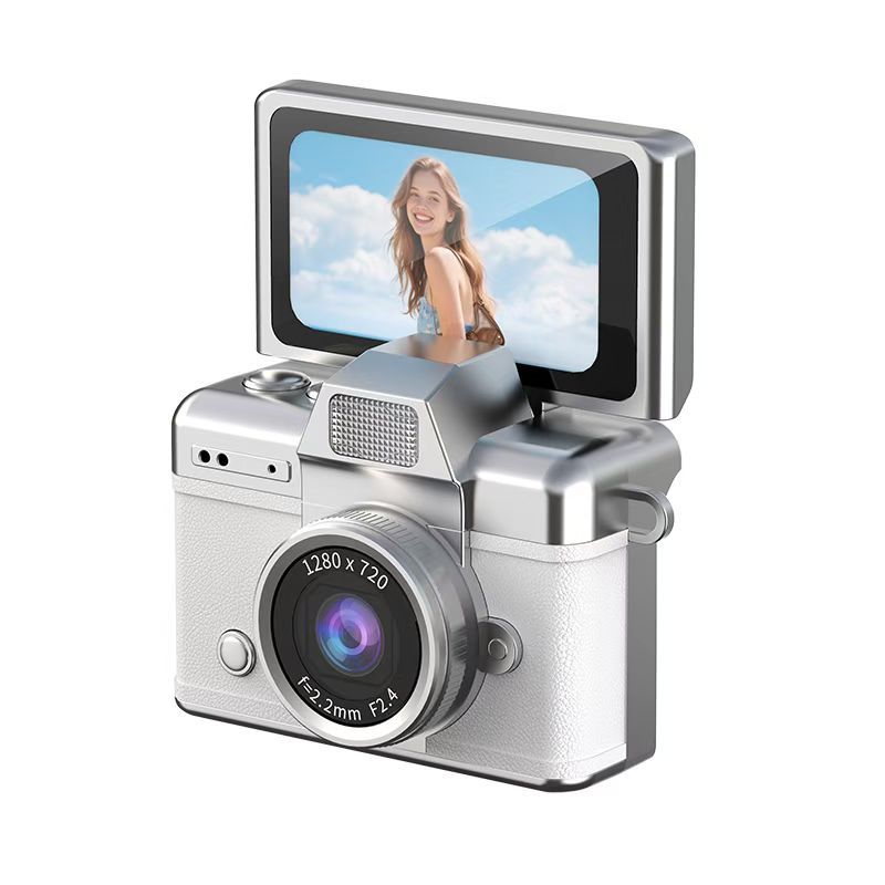 LK027 Thumb Camera - High-Definition Mini Camera with Flip Screen