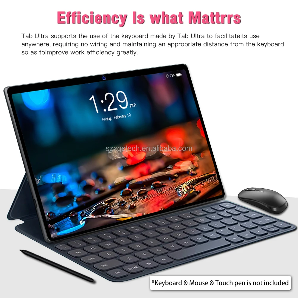 10.1 Inch Unclocked Dual SIM Tablet PC S23 Ultra Big Battery Android 13 5G WIFI GPS Cheap 16+512GB MTK Capacitive Pad for Kids