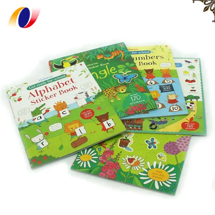 Custom Printing Take Off Fancy and Cute Sticker Book manufacture
