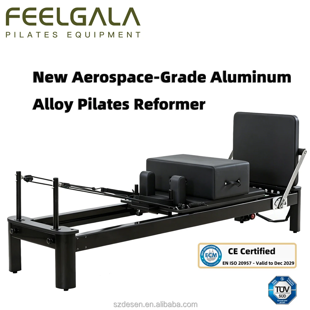 Aerospace-Grade Aluminum Alloy Pilates Reformer Heavy Duty Body Studio Equipment product detail 1