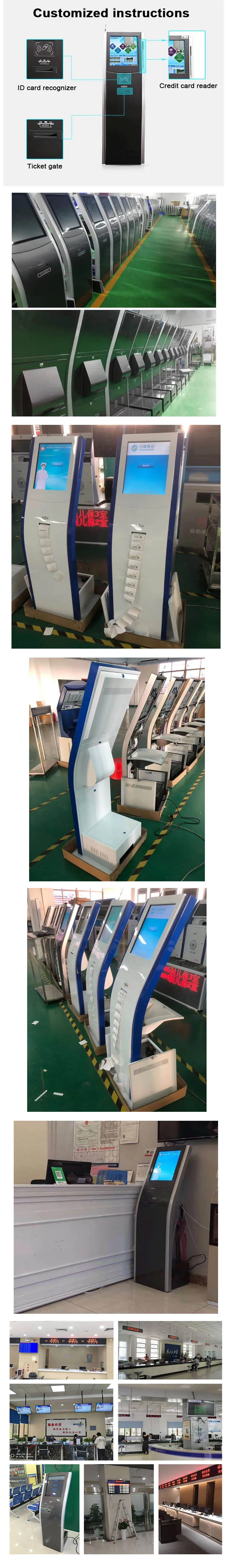HD Smart Queue Ticketing Management System Bank Ticket Printer 17 Inch ...