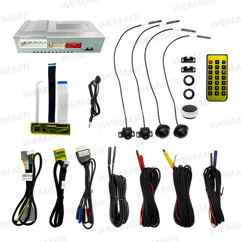 Wemaer 3D Bird Eye View Surrounding System Panoramic All-round Camera System 360 Degree Panoramic Car Camera for Honda CRV manufacture