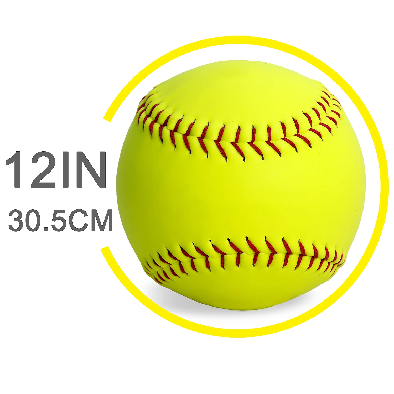 Professional Manufacturer Custom Logo 12 Inch Bulk Softball & Baseballs Pvc Leather Slowpitch