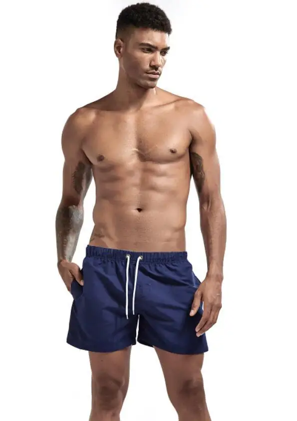 Personalised Summer European Beach Short Pants Loose Large Size Quick Drying Casual Men's Shorts Swimming Trunks Mesh384_voghion.com