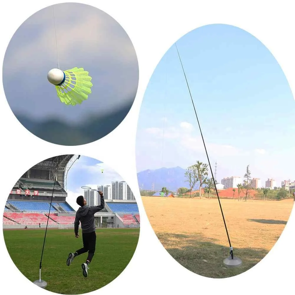 Kumpoo Badminton Racket Badminton Single-Player Rebound Trainer