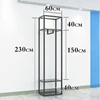 Negro,05,L:60cm*W:40cm*H:230cm