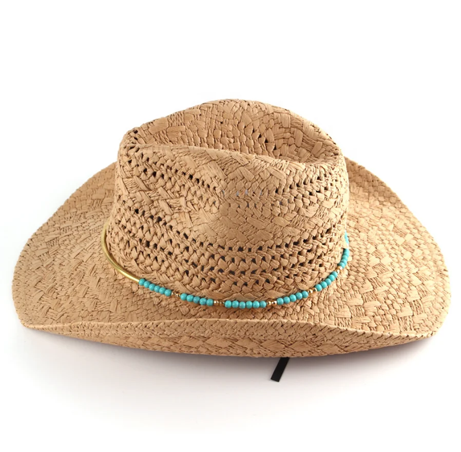2023 Large Brim Handmade Weave Men Straw Hats for UV Protection display picture 1