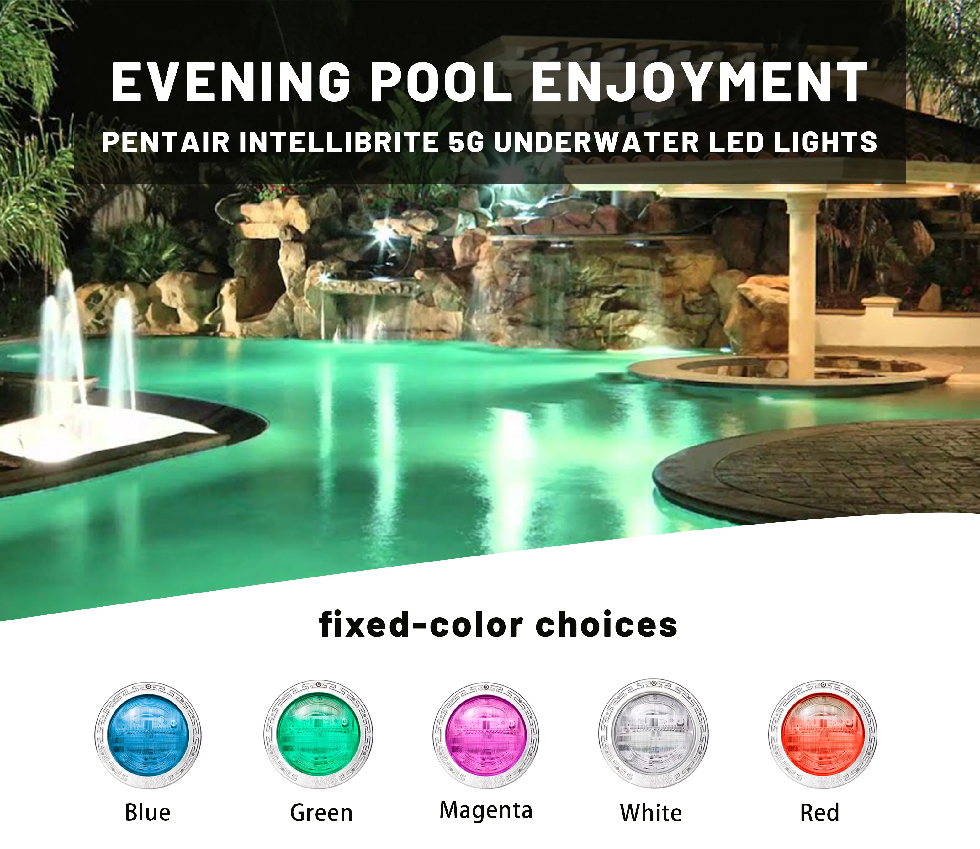 Pentair Intellibrite G Color Led Pool Light W V Buy Color