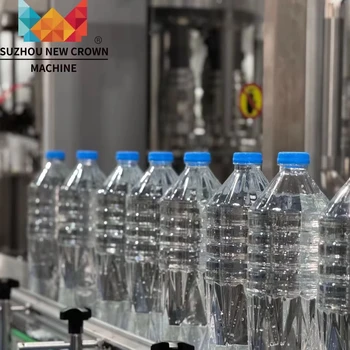 Turnkey Project High Precision 6000BPH 16000BPH 20000BPH Plastic Bottled Drinking Liquid Bottling Machine Water Production Line