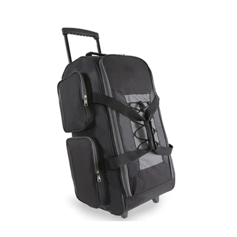 Travel Duffel Rolling Luggage 30 Inches, Black