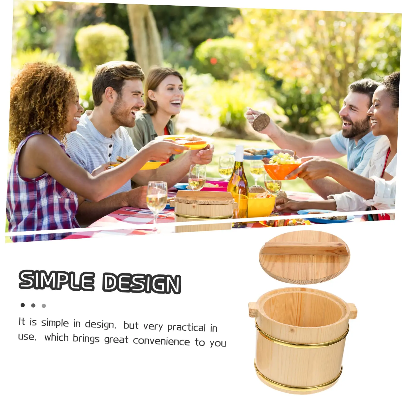 Holz-Reiseneimer Bambus handgefertigter Reiseneimer  Holz-Lebensmittelbehlter Wanne Reis servieren Sushi hlzerne Schalen  chinesische Lebensmittelwanne| Alibaba.com