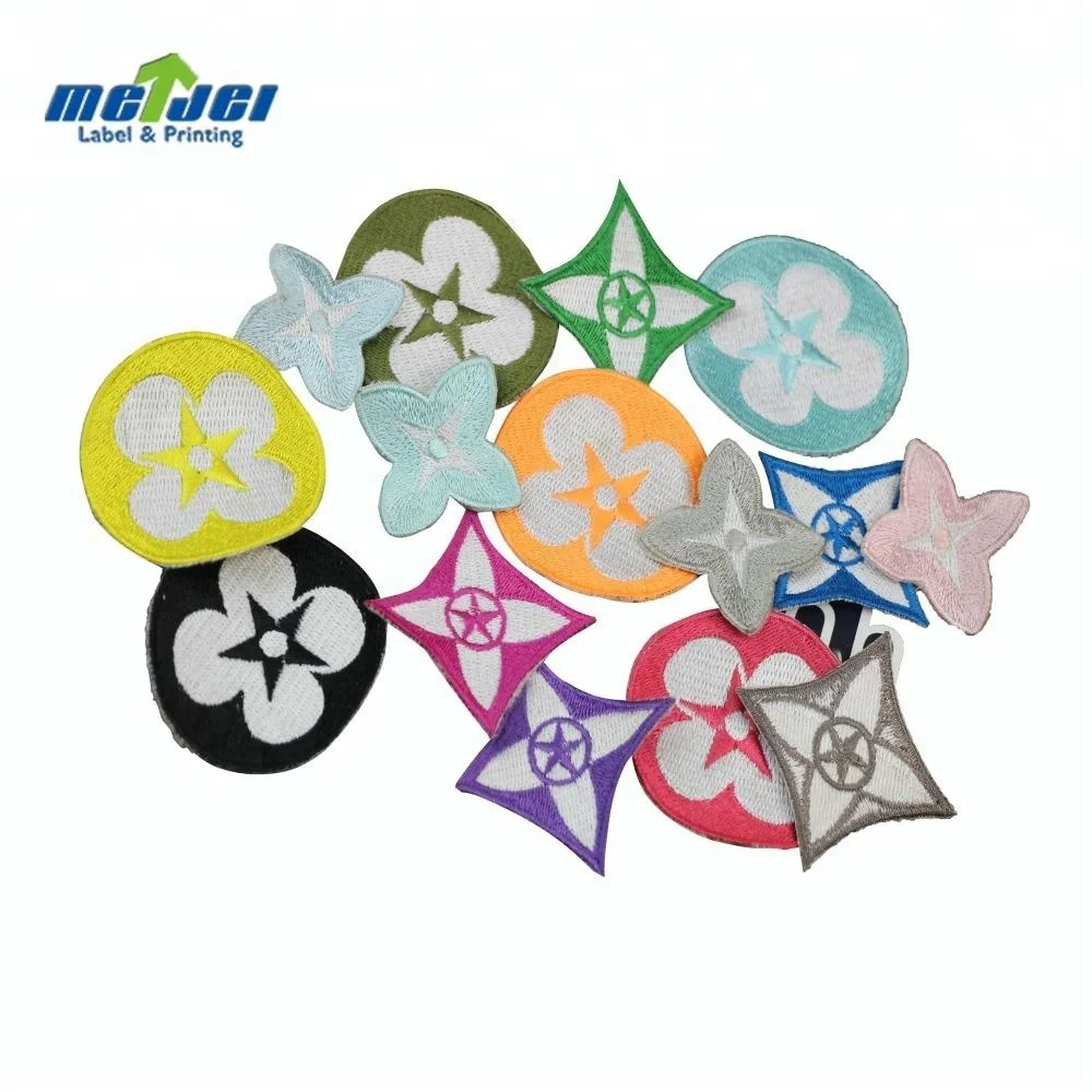 Оптовая продажа, вырезанные под заказ фирменные спортивные Клубные вышитые логотипы, одежда на заказ, вышитые нашивки и плетеные нашивки