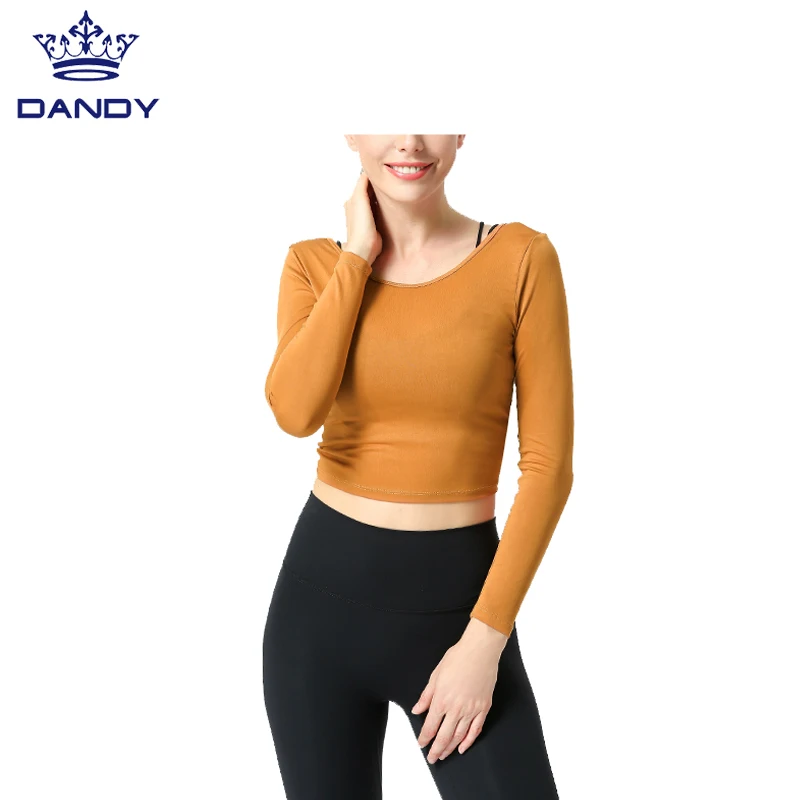 Long Sleeve Loose Yoga Tops