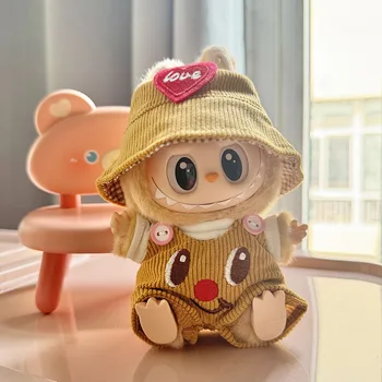 Second Generation Labubu Cloth Face Pendant Adorable Baby Clothes with Vinyl for Parties Only Clothes-Doll Accessories Series