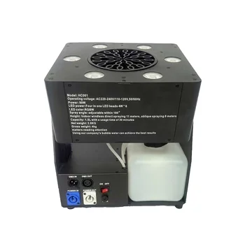 90W RGBW DMX Remote Control LED Bubble Machine New Atmospheric Bubble Maker for Party Events Stage Lights