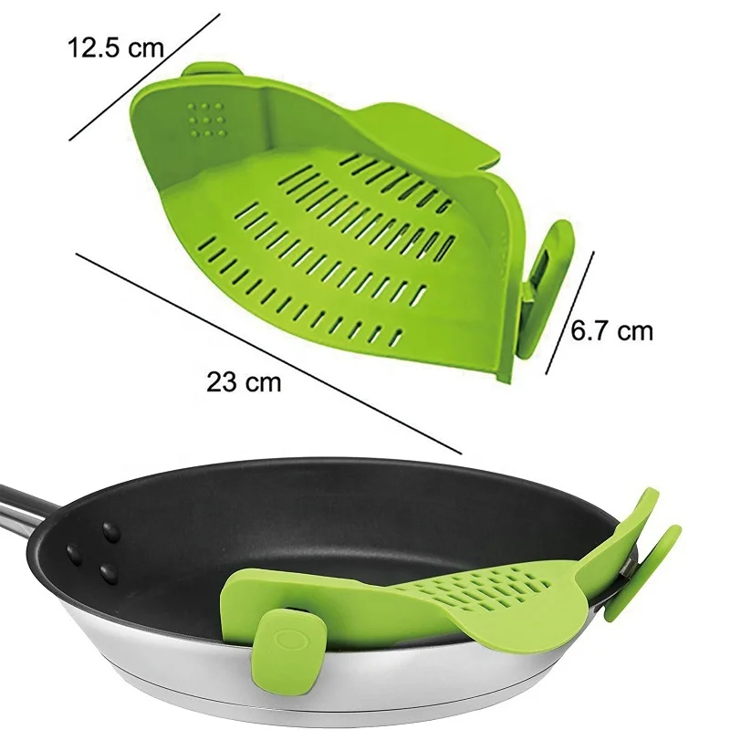 Пищевой силикон горшок ситечко для макаронных изделий кухня snap' n штамм фильтр для спагетти