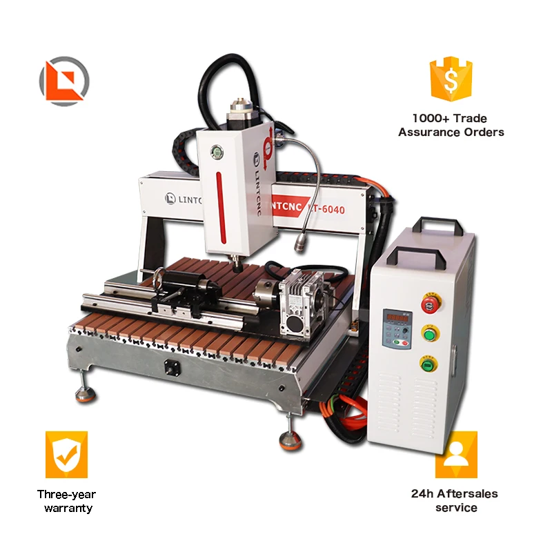 China Mini 3 Axis CNC 6040 Hobby Desktop CNC Router Engraver