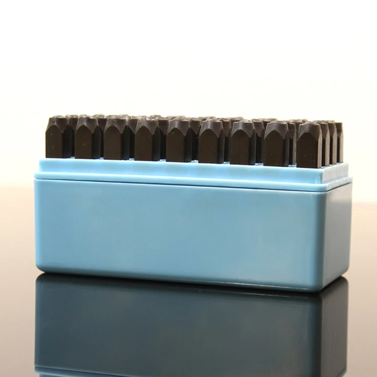 Timbres De Lettre En Métal Lot De 27 Tampons Métalliques En Acier à