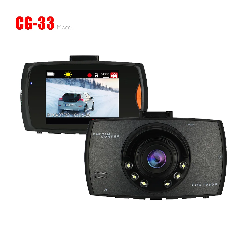 DVR Dash Camera 120 Degree Wide Angle with Night Vision Car Dashboard Camcorder for Vehicle