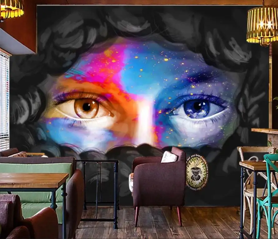 ZHIHAI Print PVC Stretch Film China Pop Wall Designs for Bar Sexy Girl Wall Wallpaper