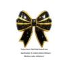 Black New Year sequin bow