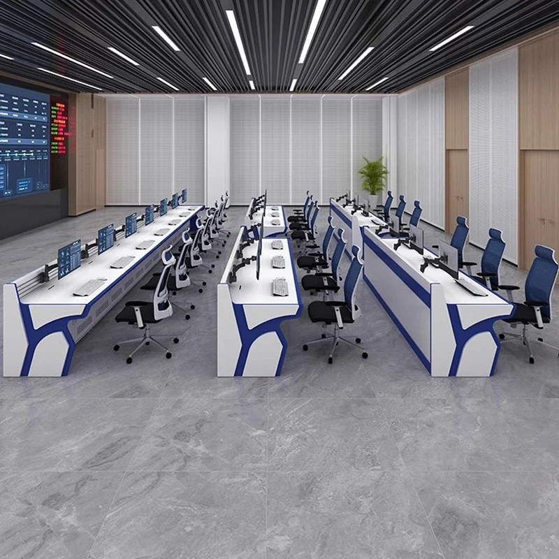 Customized Command Center Console Operating Console Technology Central Control Room Monitoring Console Office Desk