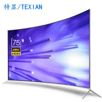 Factory wholesale 55 Inch led curved smart tv android 4K slim televisions
