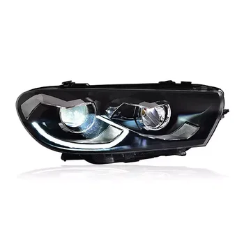 Car Styling for Volkswagen Scirocco LED Headlight 2008-2016 Scirocco Head Lamp LED DRL Projector Lens High Beam Auto Accessories