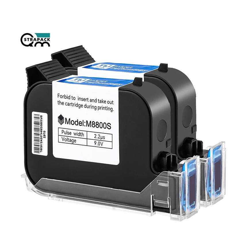 Eurannit 0.5" Original 42ml Quick-Drying ER520 Ink Cartridge For 0.5inch/12.7mm Handheld Inkjet Printer E15/E98/E11/E12/E16/E18/E40, Black