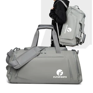 Wholesale Fashion Waterproof Heavy Duty Overnight Mens Promotional OEM Low Price Plain Duffel Bag With Shoe Compartment