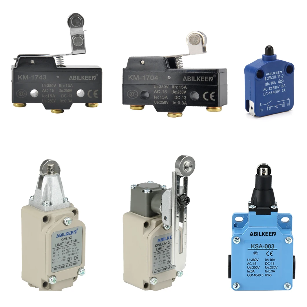 10a 250v Plastic Waterproof Types of Electrical Limit Switch for Elevator