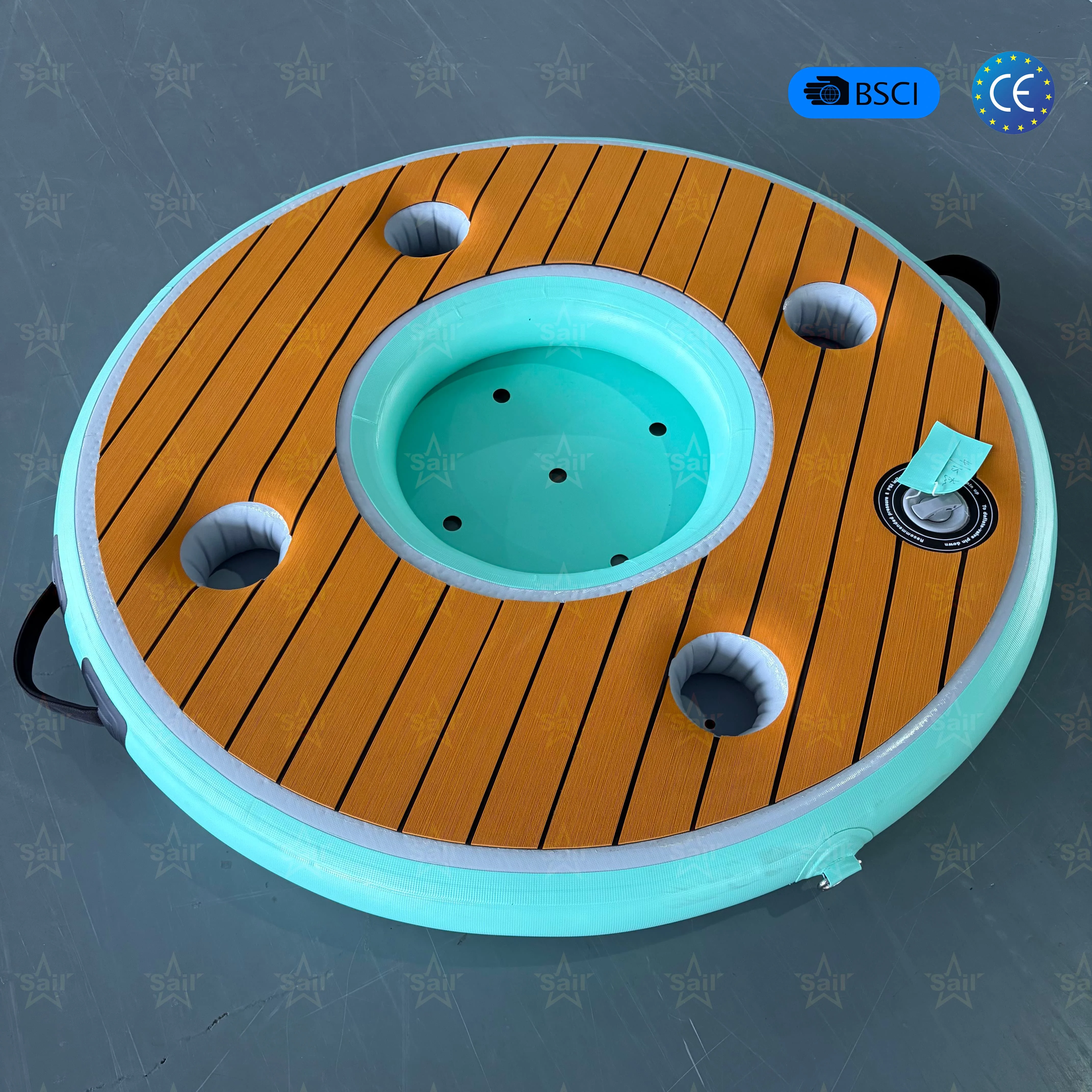 MINGBOLIN Bar Flottant pour Piscine Avocat Porte Gobelet Gonflable Porte-Gobelet Gonflable Gonflable Plateau Flottant Piscine Porte-Gobelet Flottant avec 6 Trous