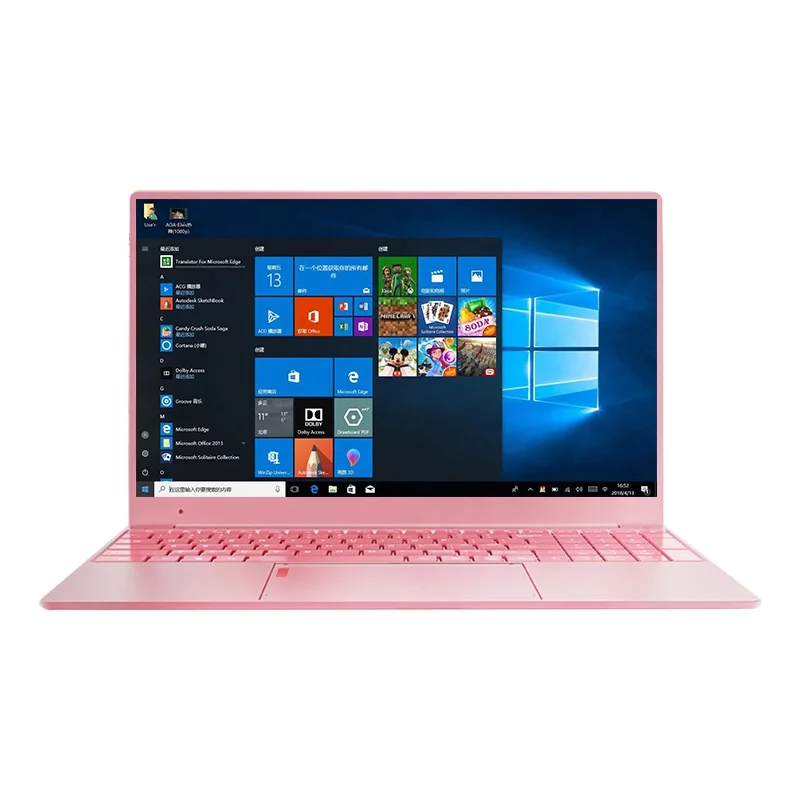 Wholesale Buy online New 15.6 inch N5095 slim Portable Pink with Intel 11th gen 12GB RAM DDR4 256GB SSD Fingerprint for student From m.alibaba.com